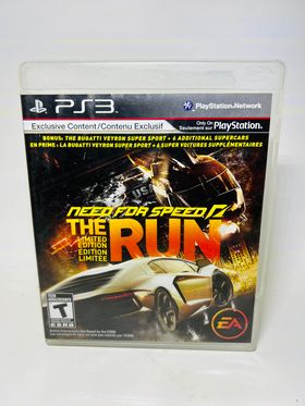 NEED FOR SPEED NFS : THE RUN LIMITED EDITION PLAYSTATION 3 PS3 - jeux video game-x