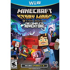 MINECRAFT STORY MODE: THE COMPLETE ADVENTURE (NINTENDO WIIU) - jeux video game-x