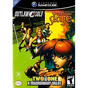 OUTLAW GOLF AND DARKENED SKYE (NINTENDO GAMECUBE NGC) - jeux video game-x