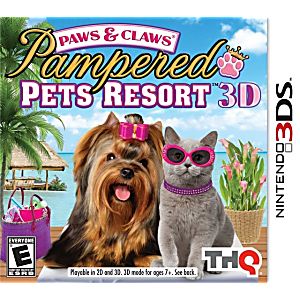 PAWS & CLAWS PAMPERED PETS RESORT 3D (NINTENDO 3DS) - jeux video game-x