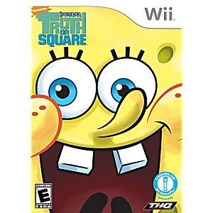 SPONGEBOB'S TRUTH OR SQUARE (NINTENDO WII) - jeux video game-x