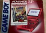 CONSOLE GAME BOY ADVANCE GBA SP RED FLAME ROUGE F-ZERO GP LEGEND BUNDLE MODEL AGS-001 SYSTEM - jeux video game-x