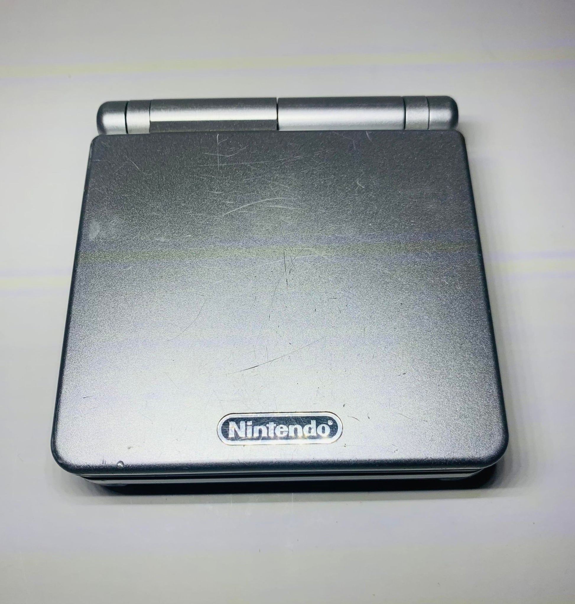 CONSOLE NINTENDO GAMEBOY ADVANCE GBA SP PLATINUM MODEL AGS-001 SYSTEM - jeux video game-x