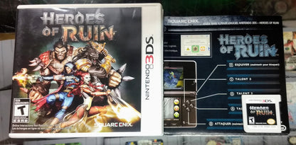 HEROES OF RUIN NINTENDO 3DS - jeux video game-x