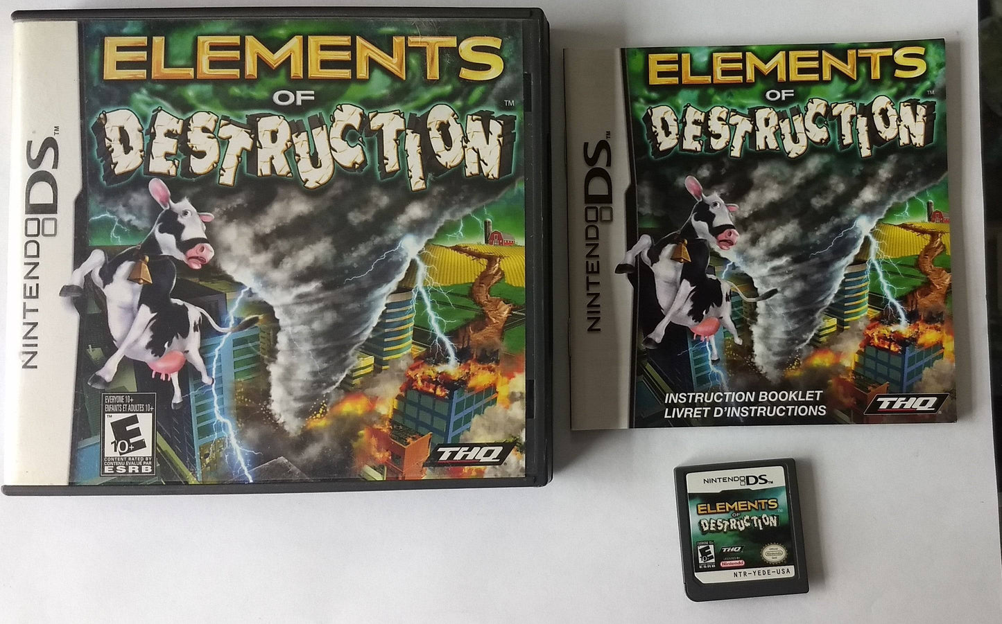 ELEMENTS OF DESTRUCTION NINTENDO DS - jeux video game-x