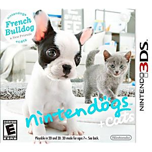 NINTENDOGS + CATS: FRENCH BULLDOG & NEW FRIENDS (JAPAN IMPORT) (NINTENDO 3DS) - jeux video game-x