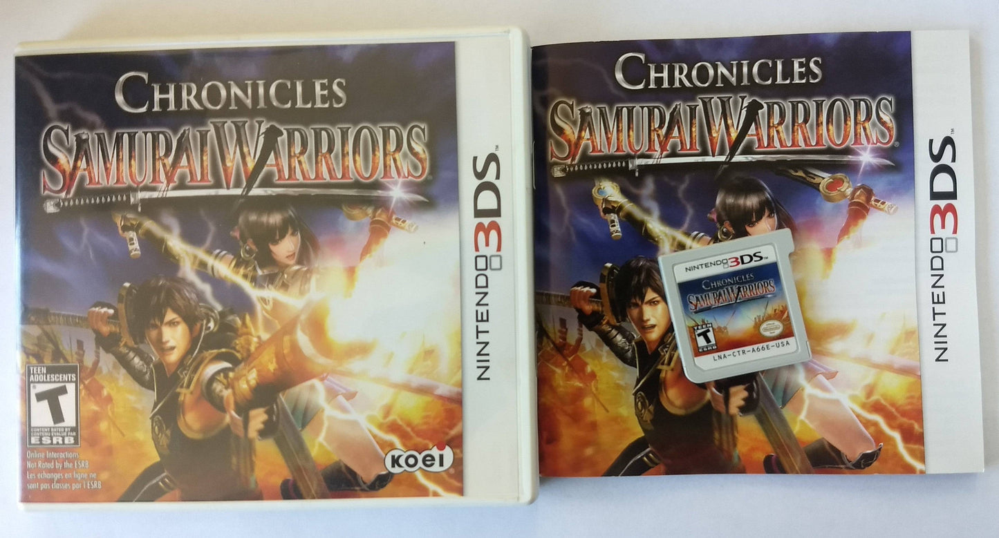 SAMURAI WARRIORS CHRONICLES (NINTENDO 3DS) - jeux video game-x