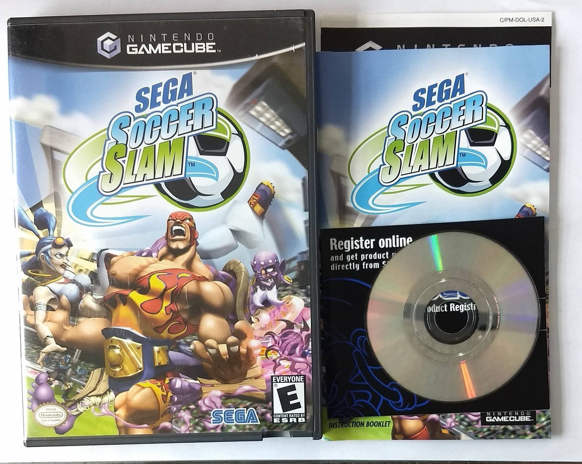 SEGA SOCCER SLAM (NINTENDO GAMECUBE NGC) - jeux video game-x