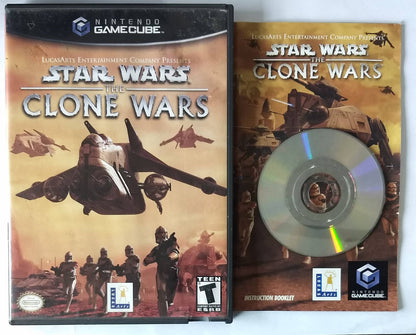 STAR WARS THE CLONE WARS (NINTENDO GAMECUBE NGC) - jeux video game-x