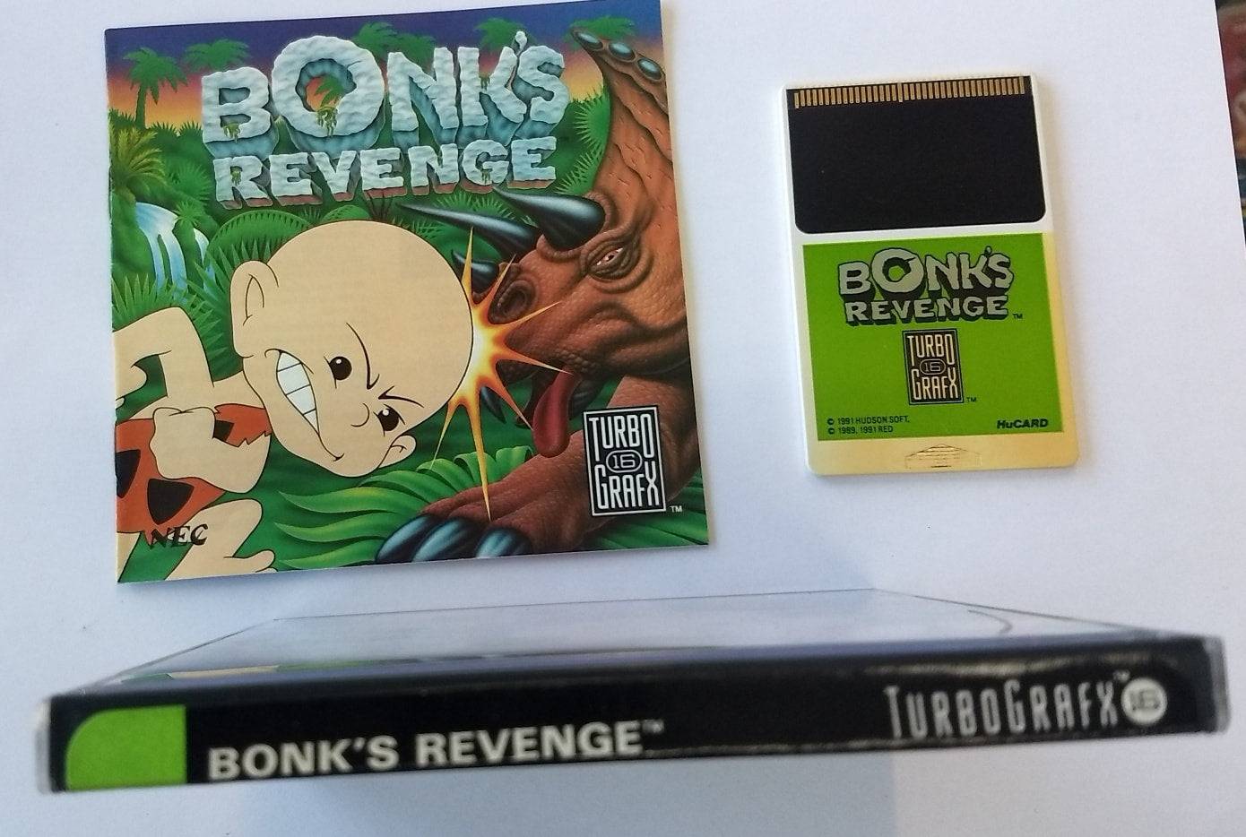 BONK'S REVENGE TURBOGRAFX16 TG16 - jeux video game-x