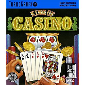 KING OF CASINO TURBOGRAFX16 TG16 - jeux video game-x
