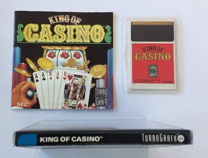 KING OF CASINO TURBOGRAFX16 TG16 - jeux video game-x