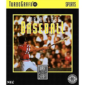 WORLD CLASS BASEBALL TURBOGRAFX16 TG16 - jeux video game-x