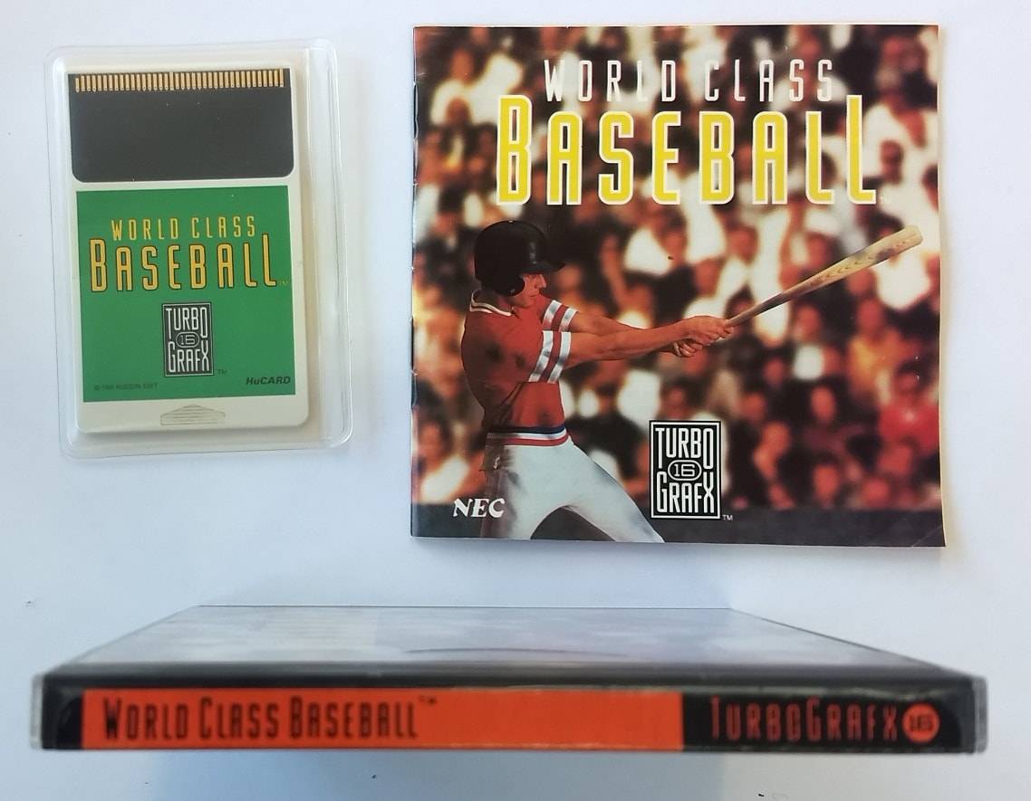 WORLD CLASS BASEBALL TURBOGRAFX16 TG16 - jeux video game-x