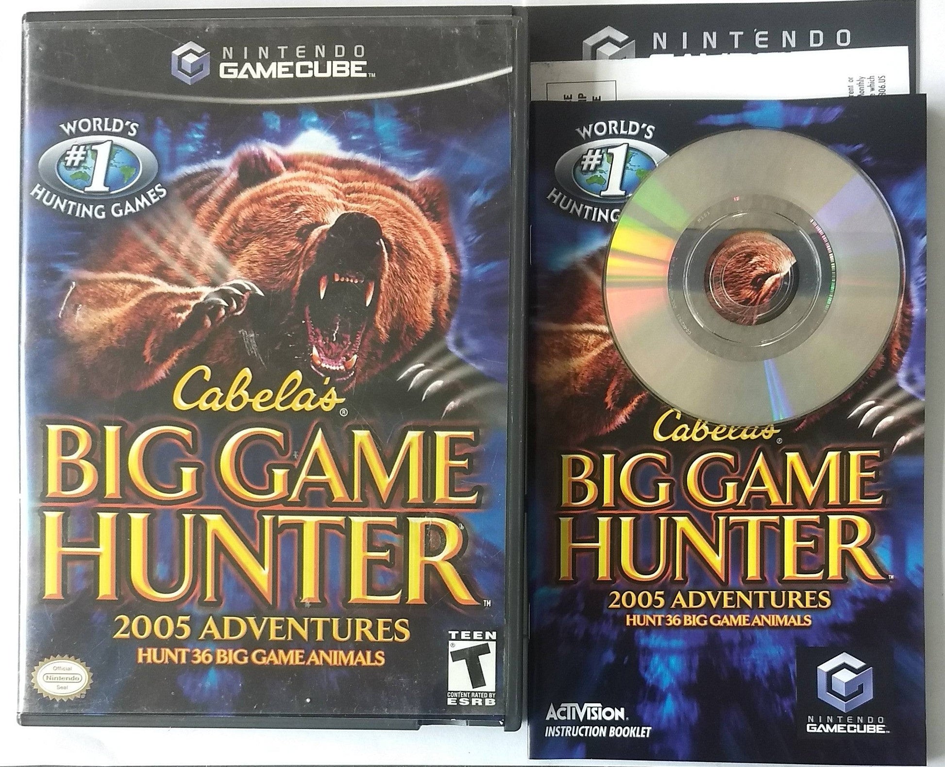 CABELA'S BIG GAME HUNTER 2005 ADVENTURES (NINTENDO GAMECUBE NGC) - jeux video game-x