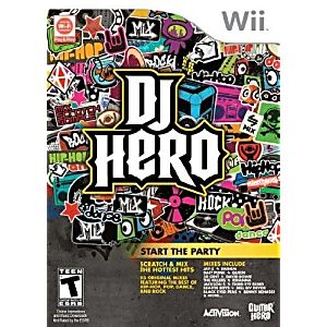 DJ HERO NINTENDO WII - jeux video game-x
