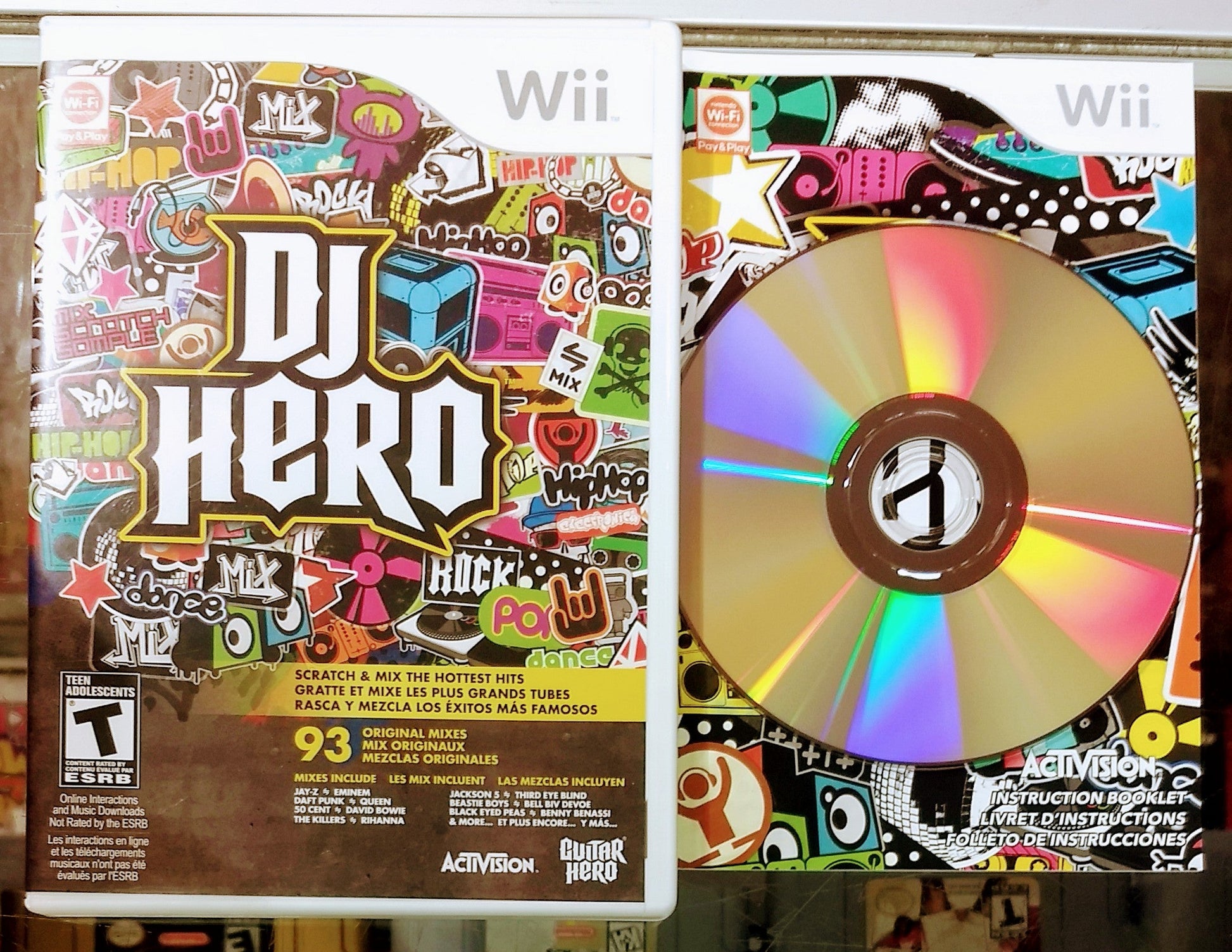 DJ HERO NINTENDO WII - jeux video game-x