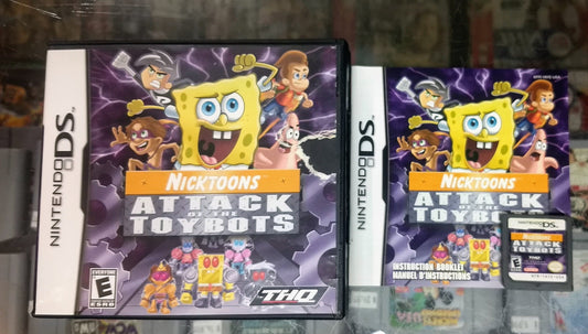 NICKTOONS ATTACK OF THE TOYBOTS NINTENDO DS - jeux video game-x