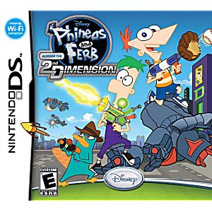 PHINEAS AND FERB: ACROSS THE 2ND DIMENSION NINTENDO DS - jeux video game-x