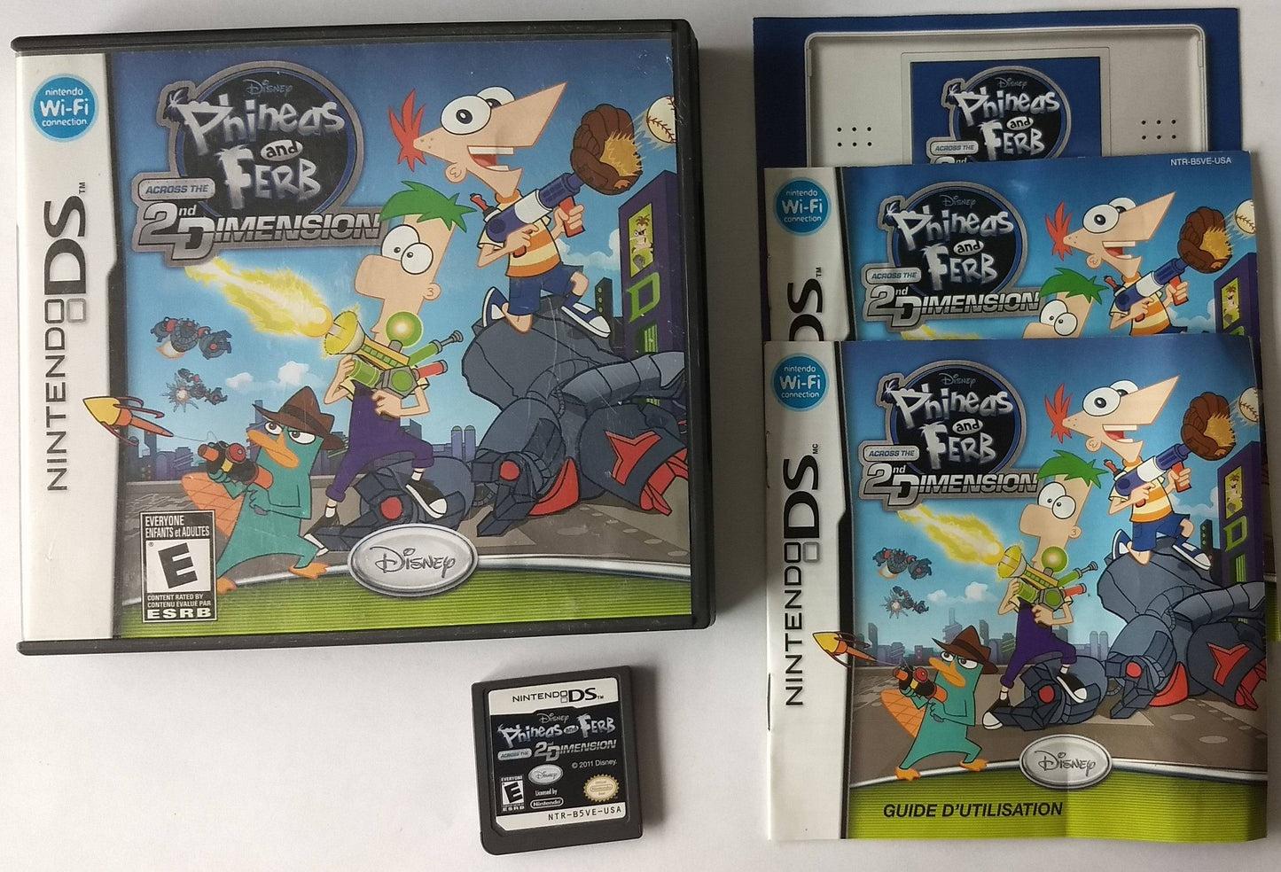 PHINEAS AND FERB: ACROSS THE 2ND DIMENSION NINTENDO DS - jeux video game-x