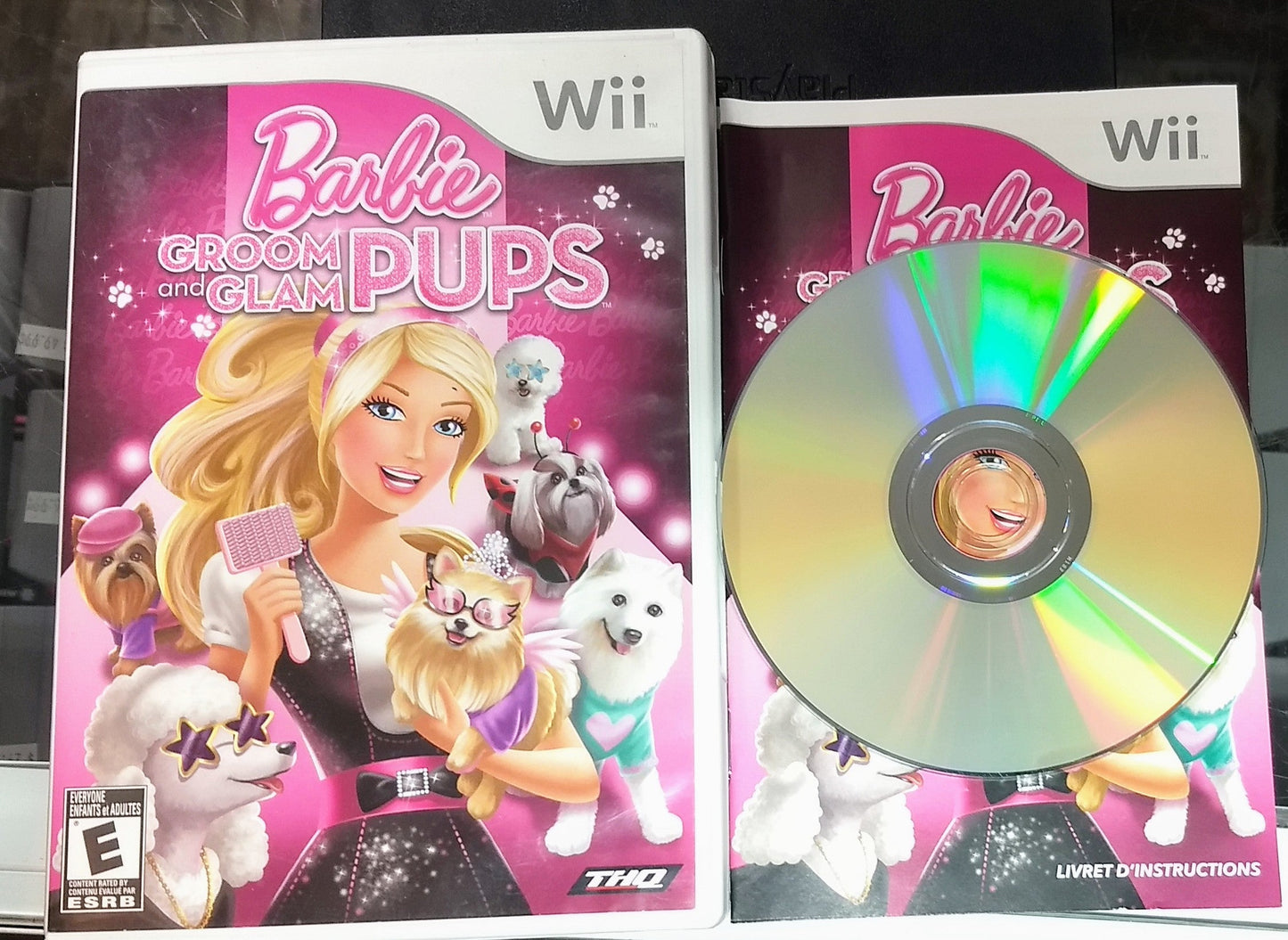 BARBIE: GROOM AND GLAM PUPS NINTENDO WII - jeux video game-x