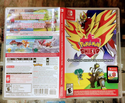 POKEMON SHIELD AVEC POKEMON SHIELD EXPANSION PASS (NINTENDO SWITCH) - jeux video game-x