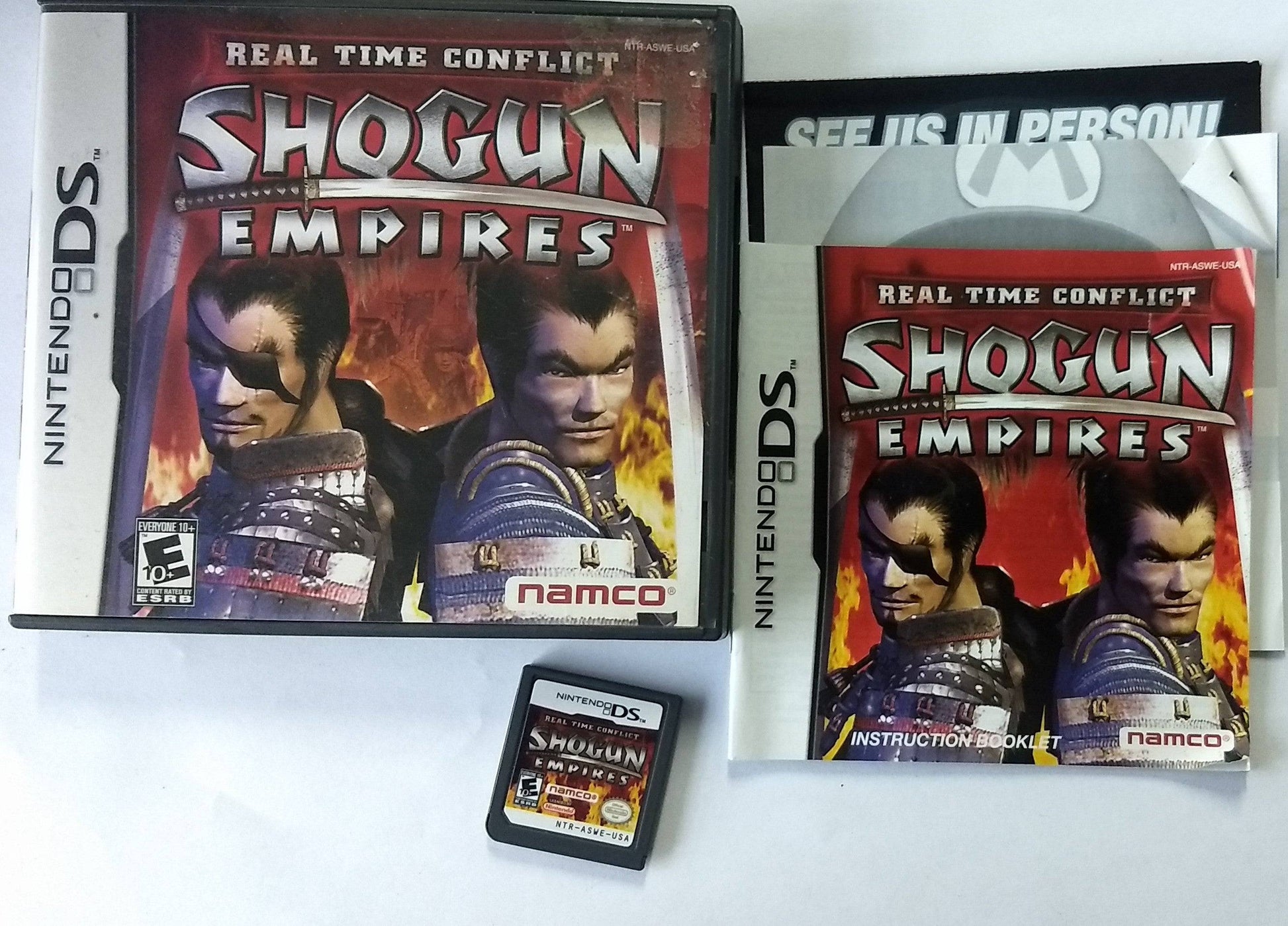 REAL TIME CONFLICT SHOGUN EMPIRE NINTENDO DS - jeux video game-x