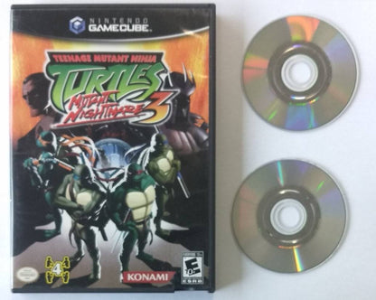 TEENAGE MUTANT NINJA TURTLES TMNT 3 MUTANT NIGHTMARE (NINTENDO GAMECUBE NGC) - jeux video game-x