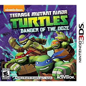 TEENAGE MUTANT NINJA TURTLES TMNT DANGER OF THE OOZE (NINTENDO 3DS) - jeux video game-x