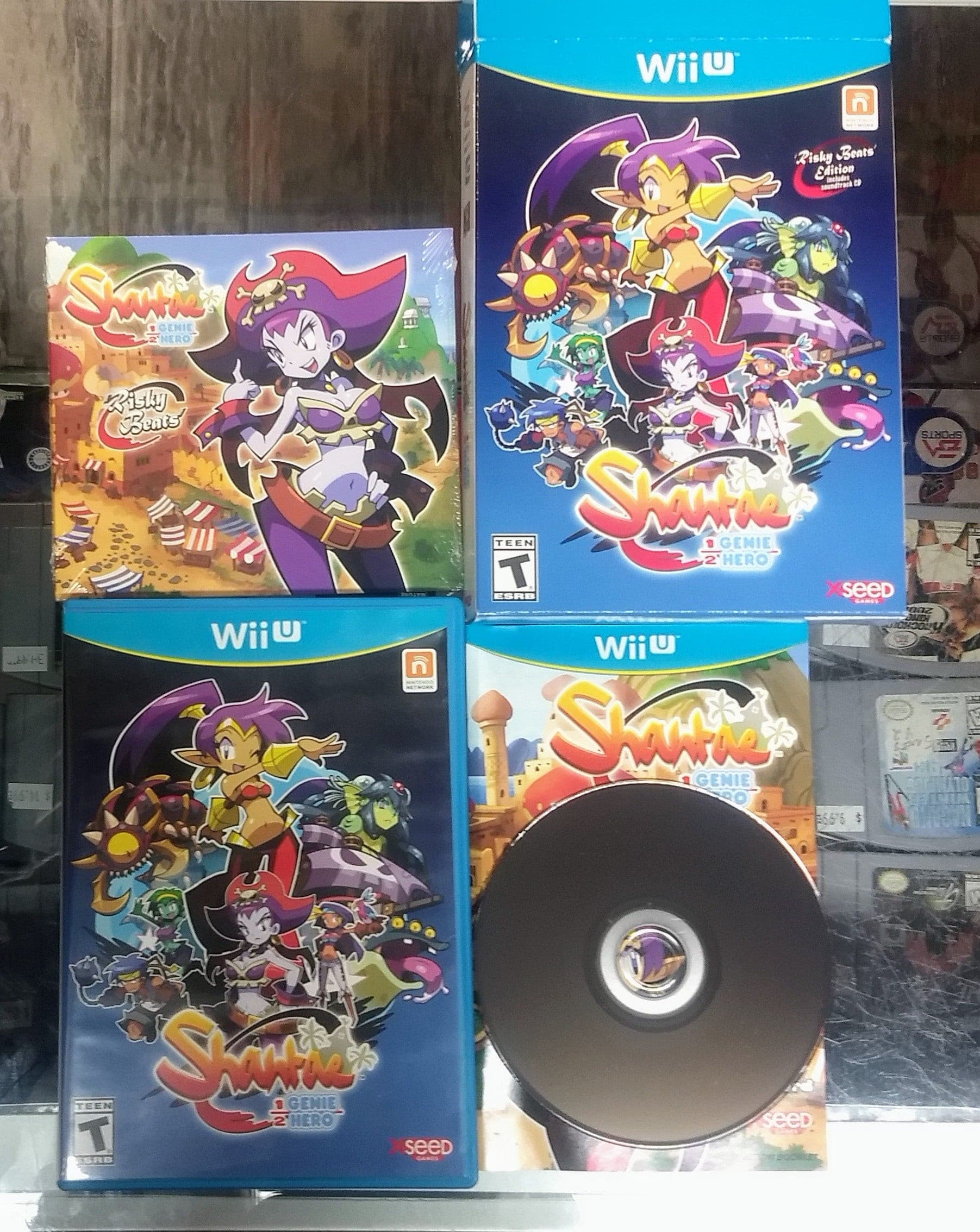 SHANTAE HALF-GENIE HERO RISKY BEATS EDITION (NINTENDO WIIU) - jeux video game-x