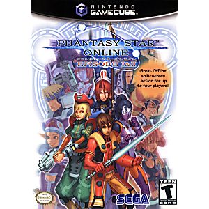 PHANTASY STAR ONLINE EPISODE I 1 & II 2 NINTENDO GAMECUBE NGC - jeux video game-x