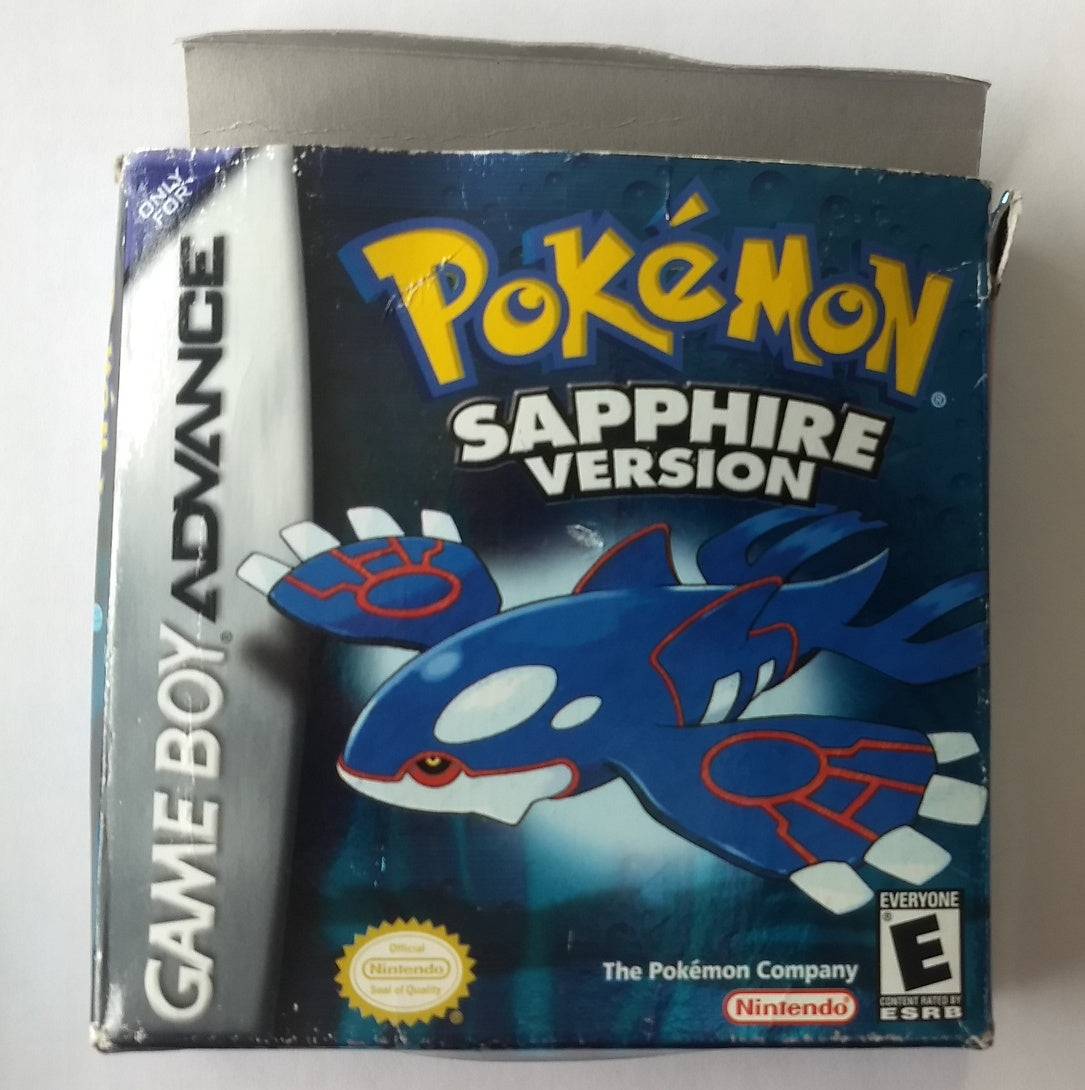 POKEMON SAPPHIRE EN BOITE(GAME BOY ADVANCE GBA) - jeux video game-x