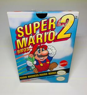 SUPER MARIO BROS 2 EN BOITE VERSION CANADIENNE NINTENDO NES - jeux video game-x