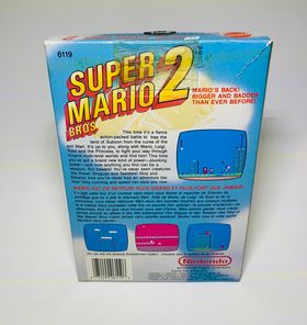 SUPER MARIO BROS 2 EN BOITE VERSION CANADIENNE NINTENDO NES - jeux video game-x