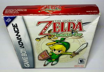 THE LEGEND OF ZELDA THE MINISH CAP EN BOITE GAME BOY ADVANCE GBA - jeux video game-x