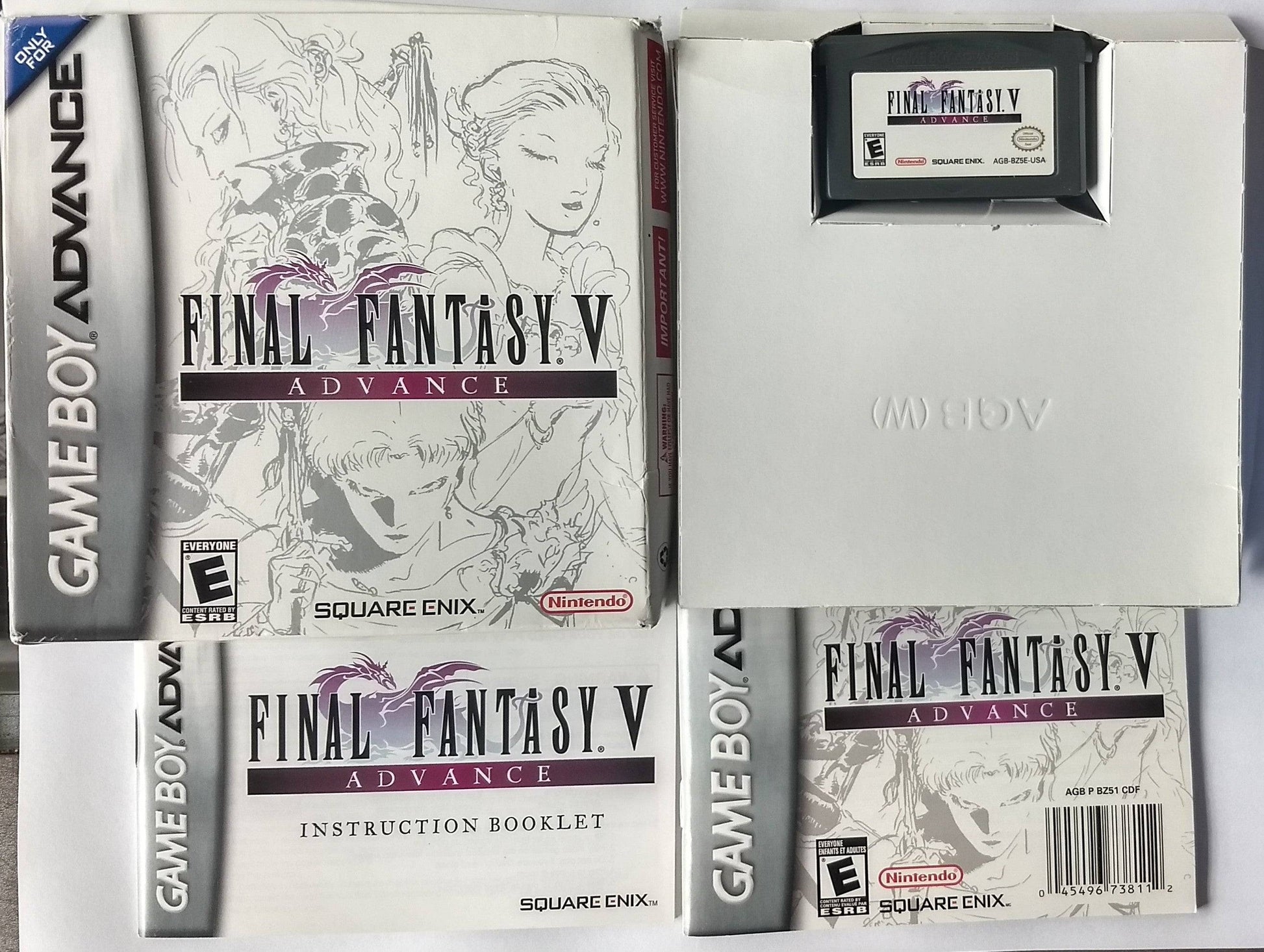 FINAL FANTASY V 5 ADVANCE (GAME BOY ADVANCE GBA) - jeux video game-x