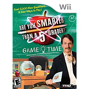 ARE YOU SMARTER THAN A 5TH GRADER? GAME TIME NINTENDO WII - jeux video game-x
