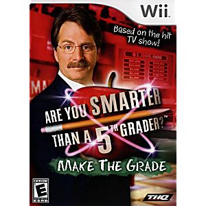 ARE YOU SMARTER THAN A 5TH GRADER? MAKE THE GRADE NINTENDO WII - jeux video game-x