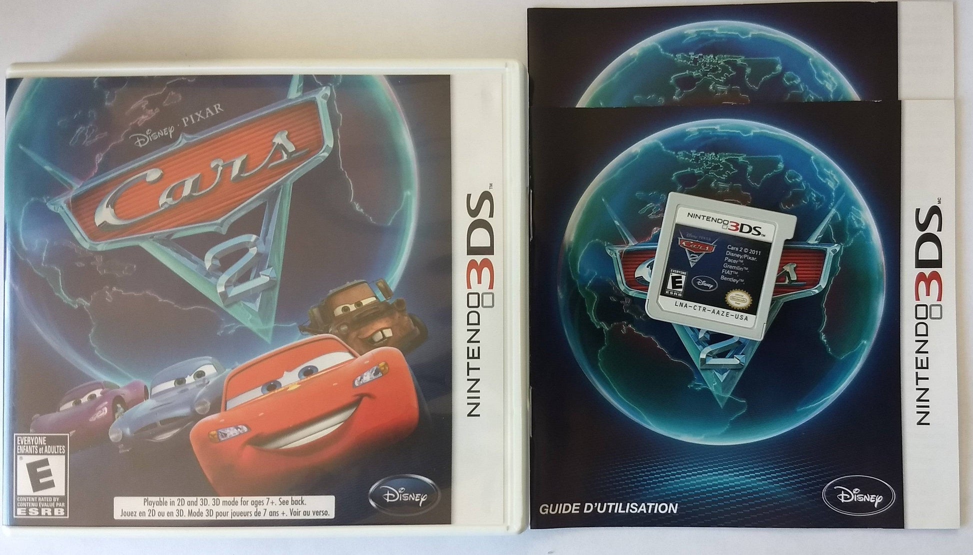 CARS 2 (NINTENDO 3DS) - jeux video game-x