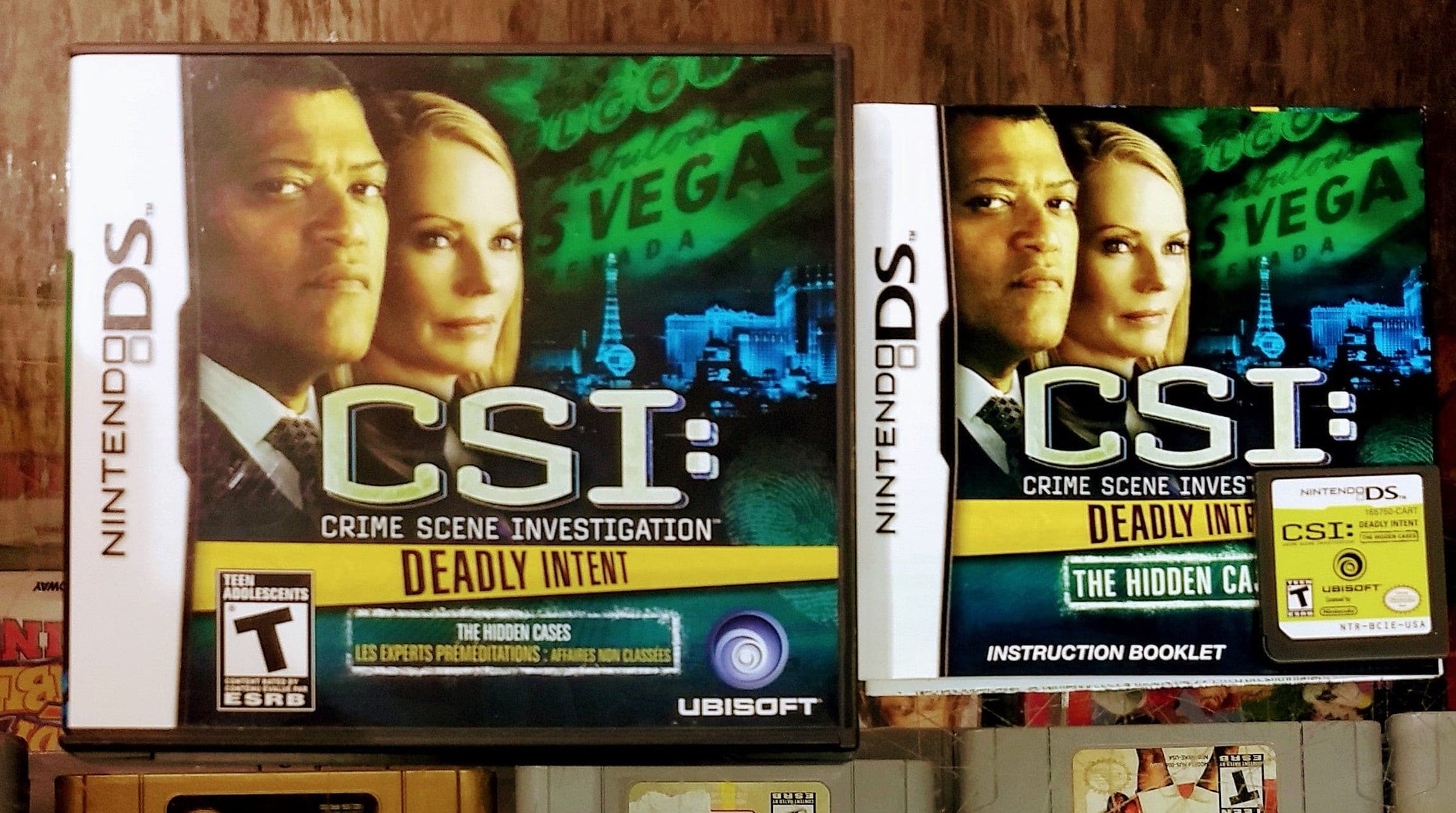 CSI: CRIME SCENE INVESTIGATION - DEADLY INTENT: THE HIDDEN CASES NINTENDO DS - jeux video game-x