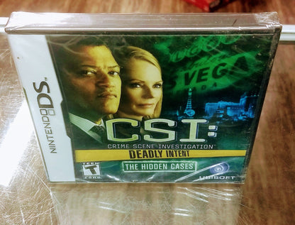 CSI: CRIME SCENE INVESTIGATION - DEADLY INTENT: THE HIDDEN CASES NINTENDO DS - jeux video game-x