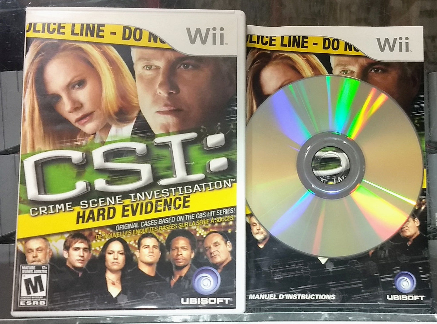 CSI: CRIME SCENE INVESTIGATION - HARD EVIDENCE NINTENDO WII - jeux video game-x