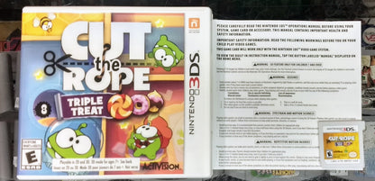 CUT THE ROPE: TRIPLE TREAT NINTENDO 3DS - jeux video game-x