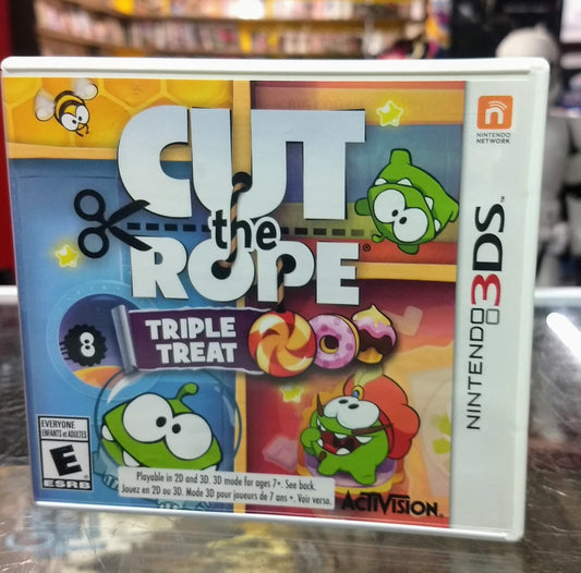 CUT THE ROPE: TRIPLE TREAT NINTENDO 3DS - jeux video game-x