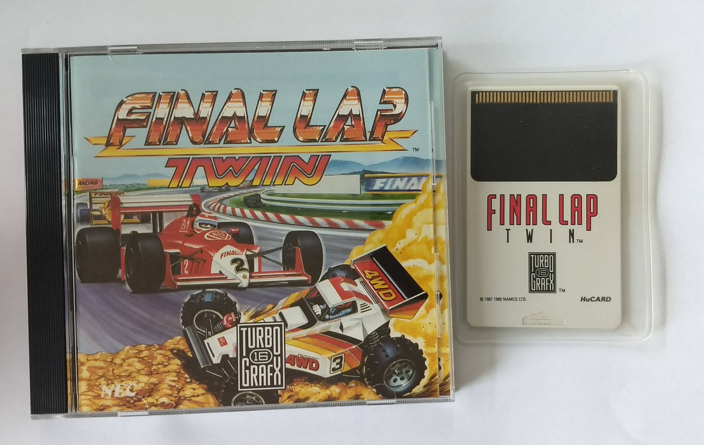 FINAL LAP TWIN TURBOGRAFX16 TG16 - jeux video game-x