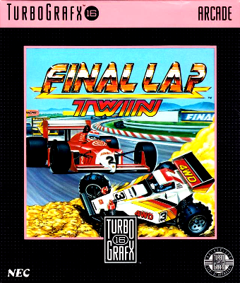FINAL LAP TWIN TURBOGRAFX16 TG16 - jeux video game-x