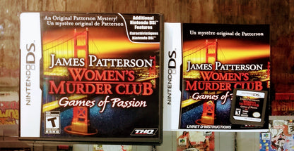 JAMES PATTERSON'S WOMEN'S MURDER CLUB: GAMES OF PASSION (NINTENDO DS) - jeux video game-x