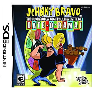 JOHNNY BRAVO IN THE HUKKA-MEGA-MIGHTY-ULTRA-EXTREME DATE-O-RAMA NINTENDO DS - jeux video game-x