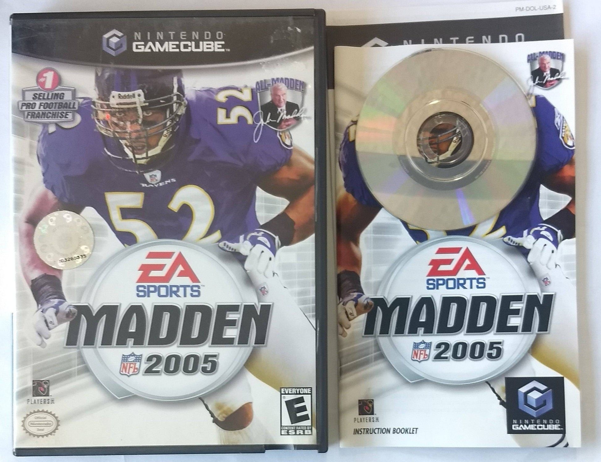 MADDEN NFL 2005 NINTENDO GAMECUBE NGC - jeux video game-x