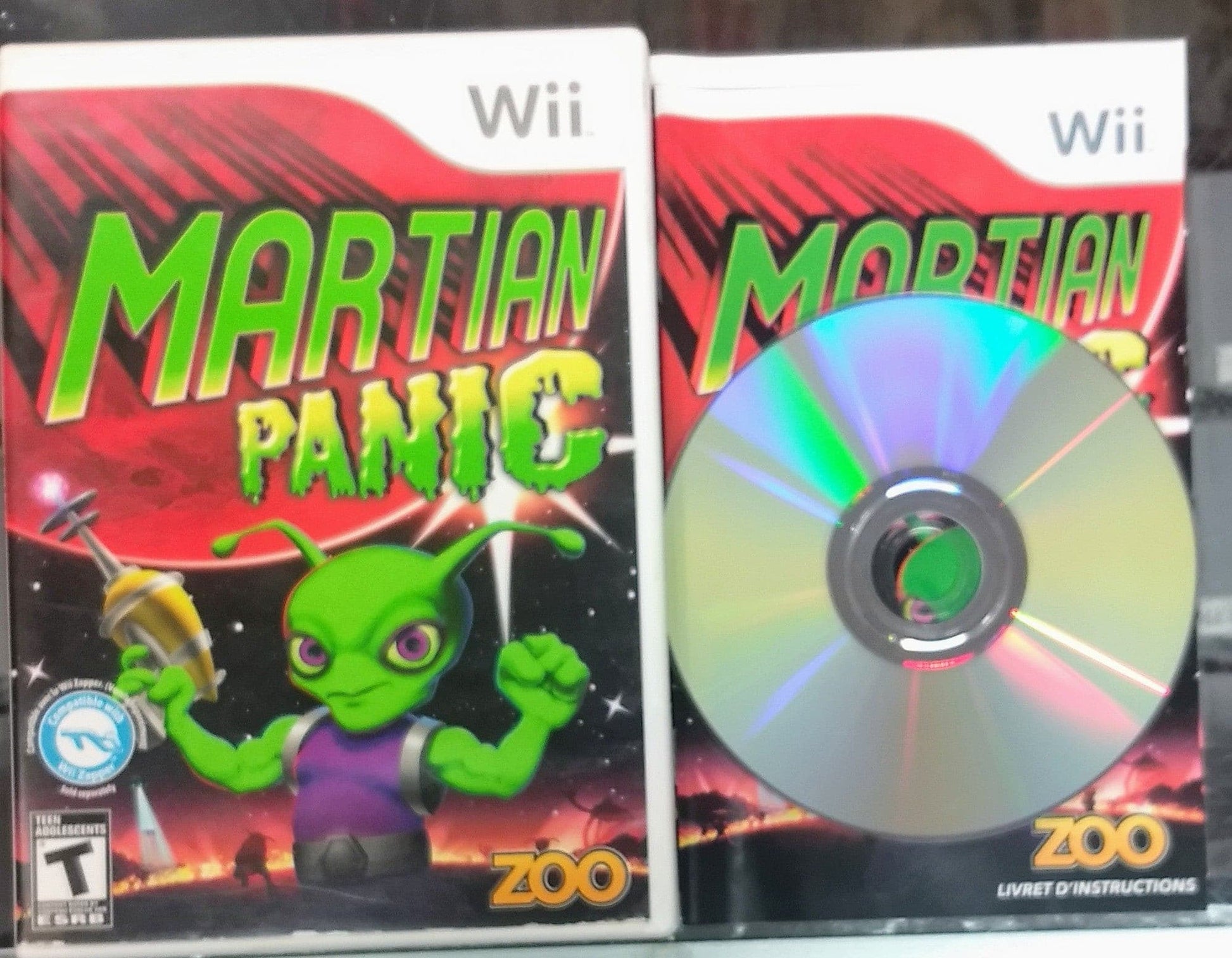MARTIAN PANIC (NINTENDO WII) - jeux video game-x